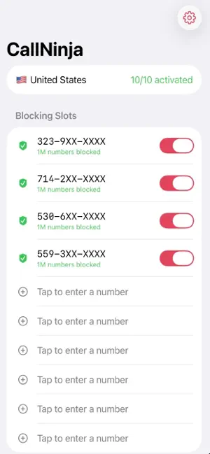 CallNinja - Spam Call Blocker screenshot 1