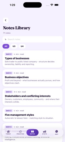VCE Study Business Management iPhone screenshot
