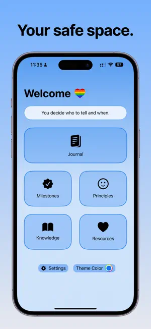 PridePapers: Reflect & Affirm screenshot 1
