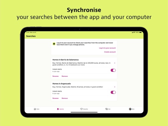 idealista iPad screenshot 6 - Productivity app