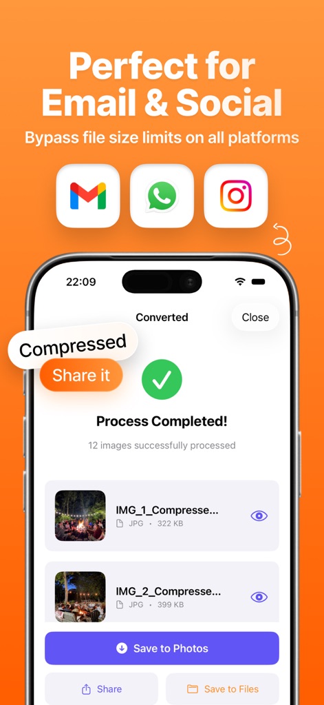Photo Compressor: Resize MB - Photo & Video App | MWM