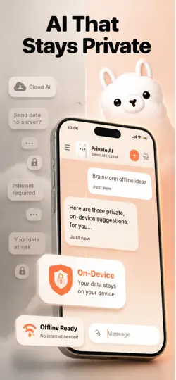 Captura de pantalla de Local LLM For Ollama en iPhone 2