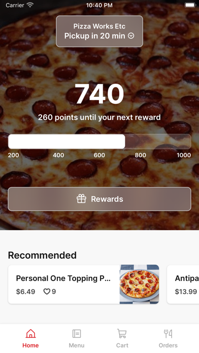 Pizza Works Etc. Screenshot