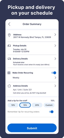Al Capotes Cleaners iPhone screenshot
