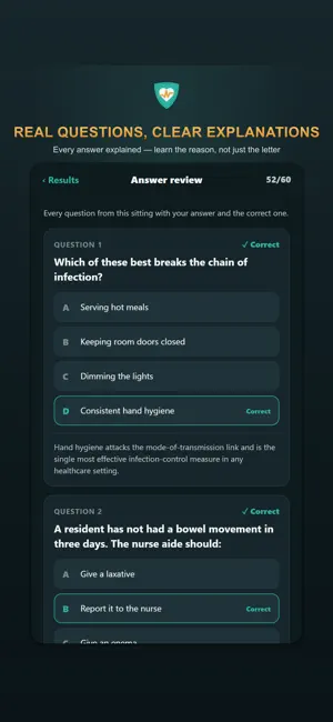 CNA Prep 2026: Practice Test screenshot 2
