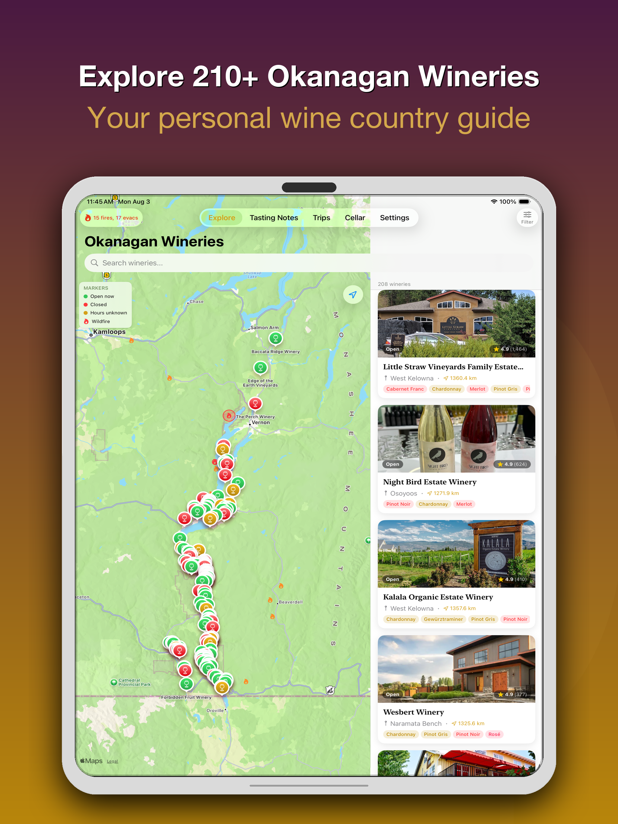 Okanagan Wineries screenshot 11