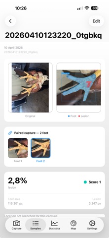 Podo: Poultry footpad scoring Screenshot 3 of 6