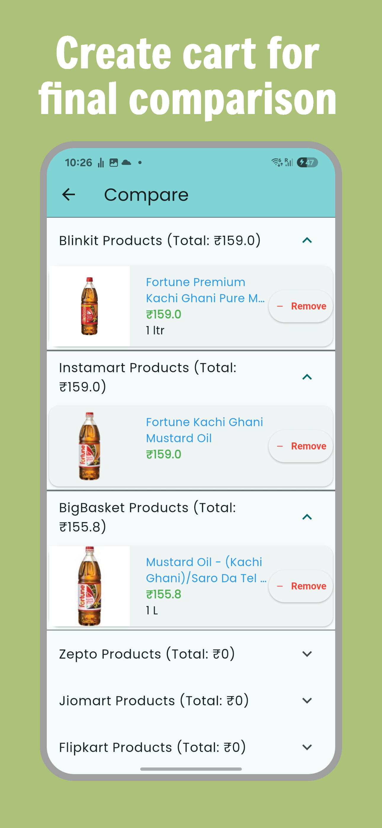ShopSwiftly: Compare E-Marts
