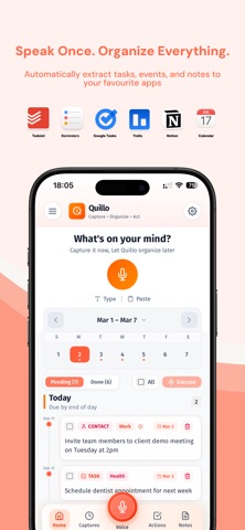 Quillo: Voice to Tasks Screenshot 1 of 10