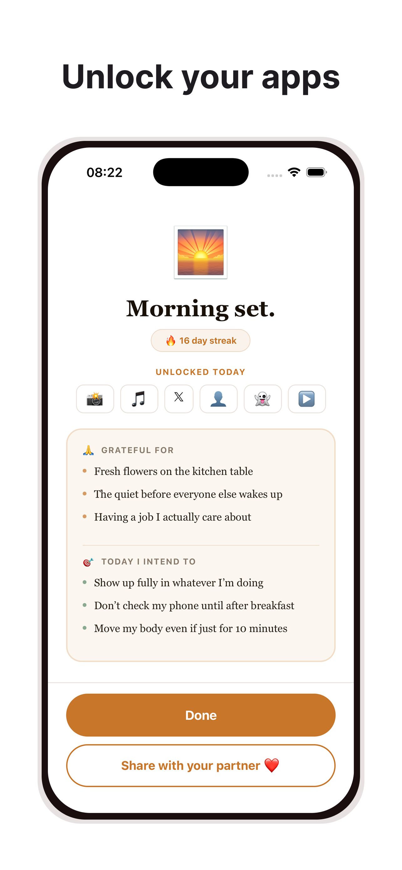 Dawn: Morning App Blocker