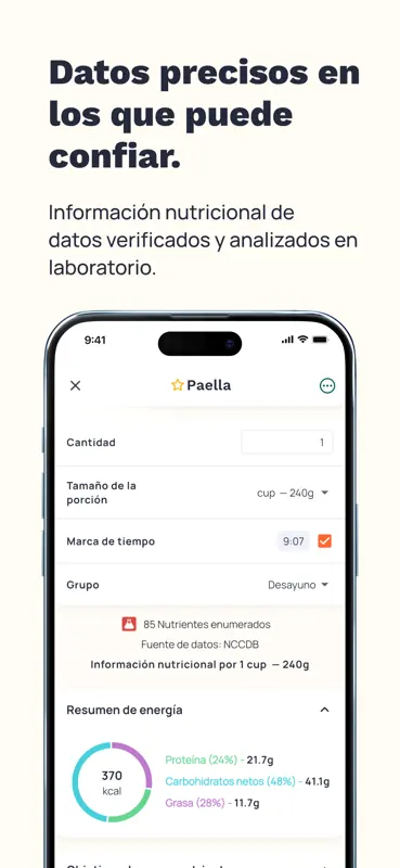 Contar Calorias: Cronometer screenshot 4 of 9