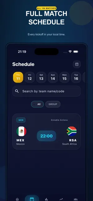 CupCenter: World Cup 26 Scores screenshot 3