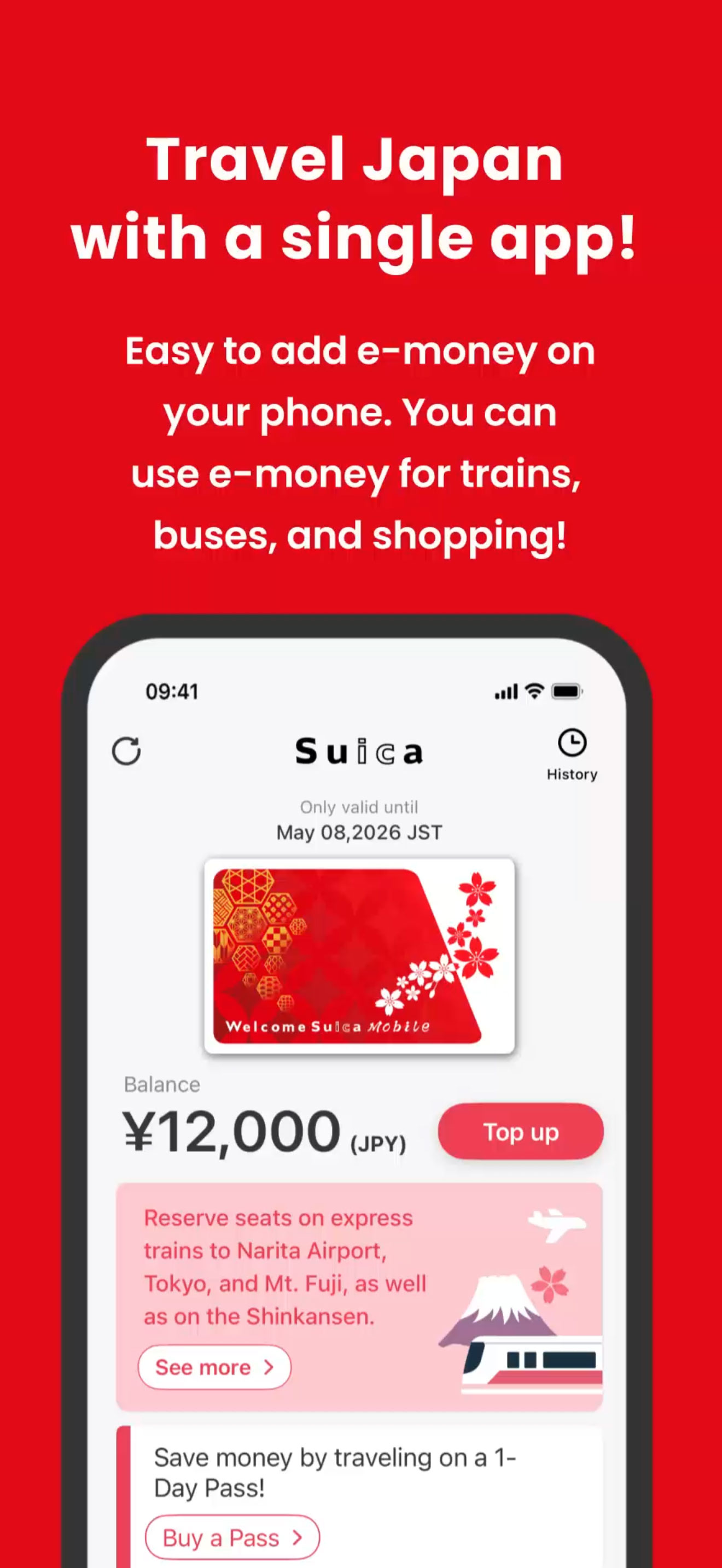 Welcome Suica Mobile