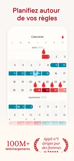 Capture d'écran de Clue Calendrier Des Règles sur iPhone 2