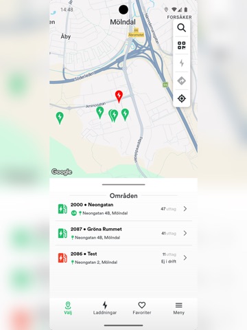 ChargeNode iPad screenshot 1