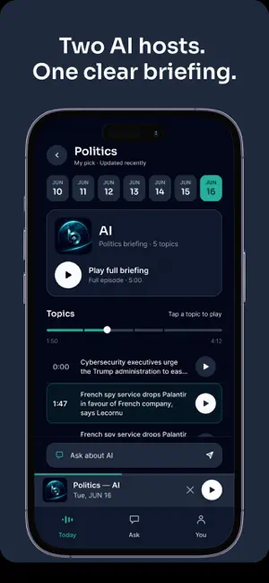 BriefTime iPhone screenshot 3