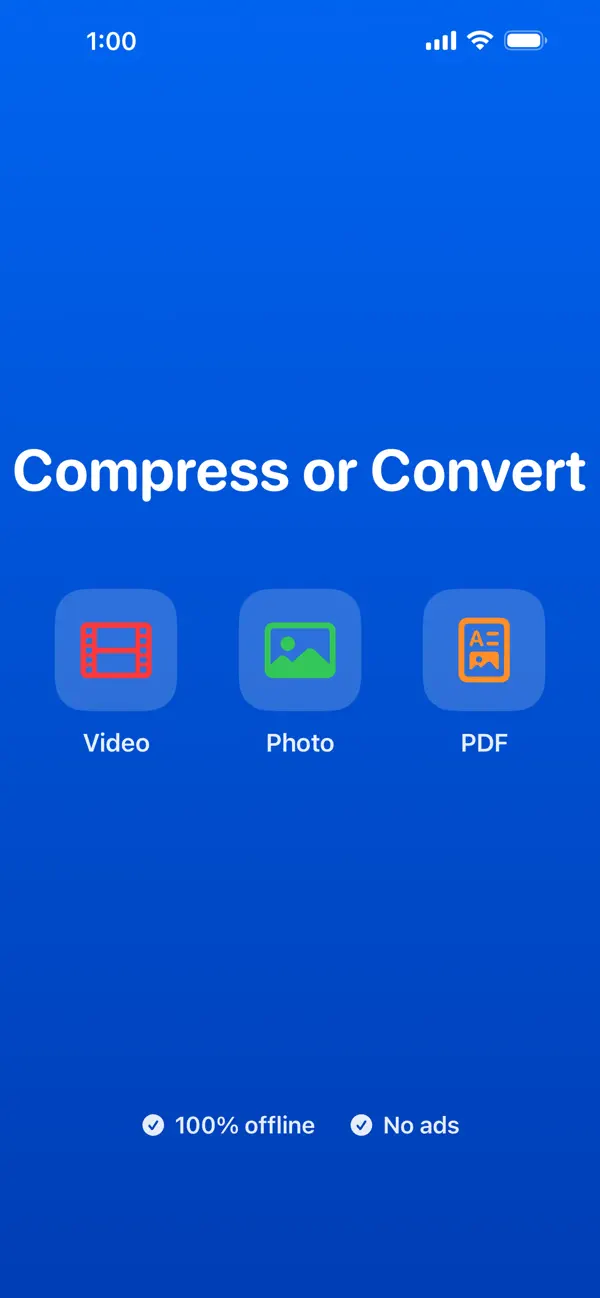 Lessr: Photo Video Compressor 스크린샷 1