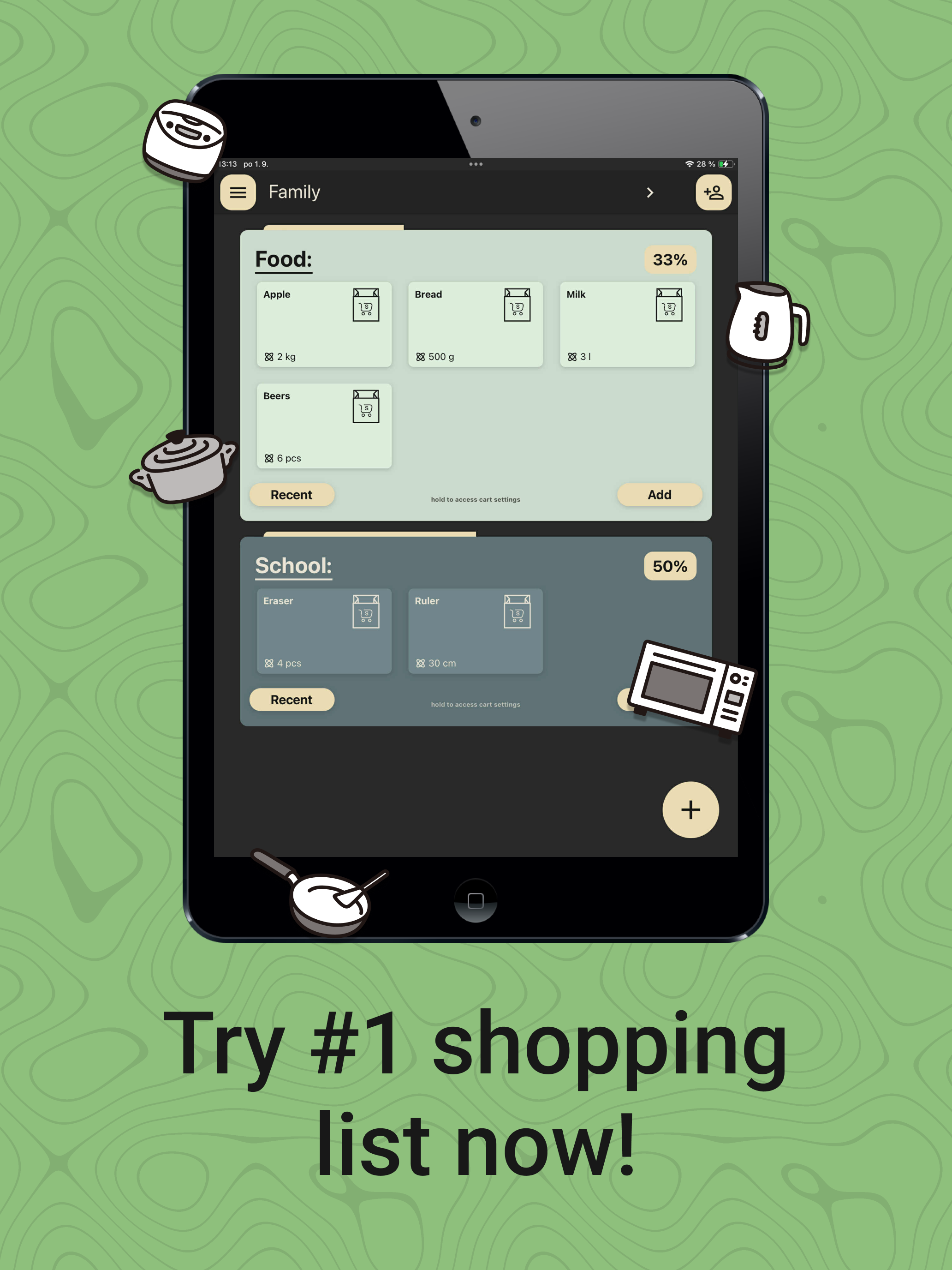 Scapp - Shared Shopping List