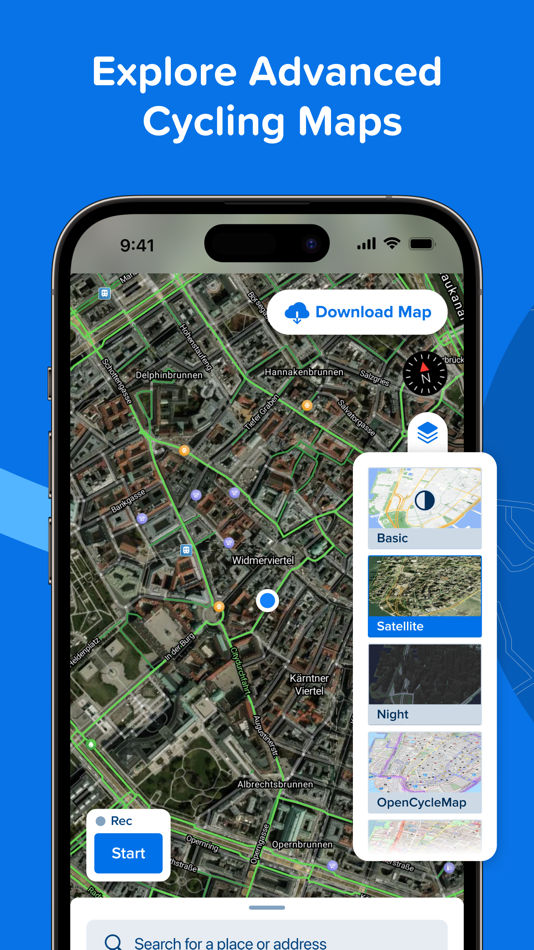 #6. Bikemap: Bicycle Tracker & GPS (iOS) 由: Bikemap GmbH