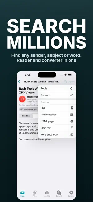 MBOX Reader · Opener · Convert screenshot 4