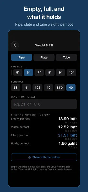 PipeBook Pipefitter Calculator screenshot 7 of 10