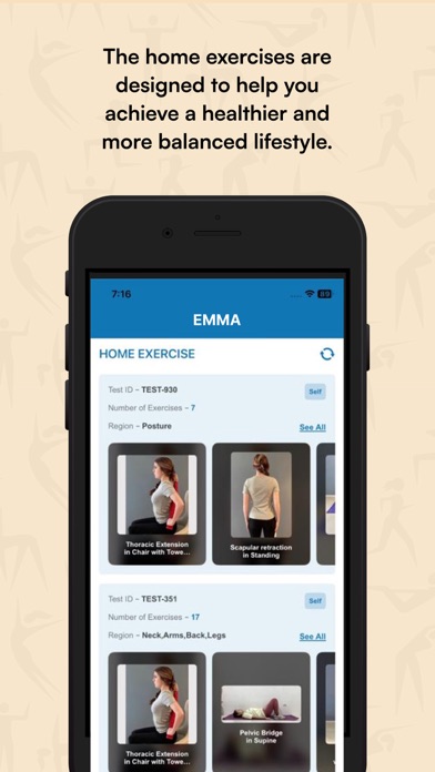 EMMA Health Screenshot