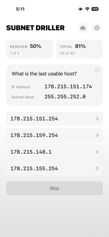 Subnet Driller - CCNA Practice Screenshot 6 of 7