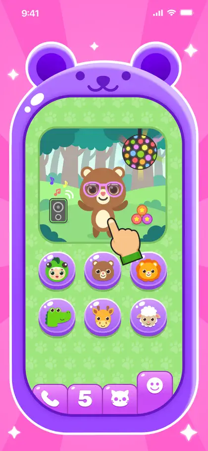 Telefono para bebes y niños ekran görüntüsü 5 / 6