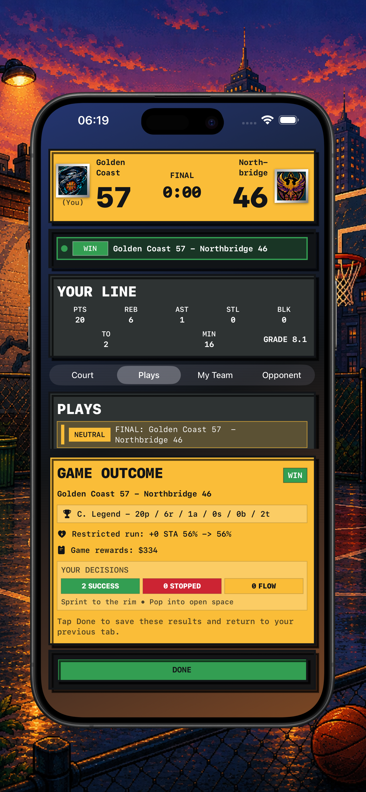 Hoop Quest: Basketball Sim screenshot 6