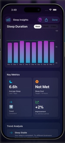 LuminaLull iPhone screenshot