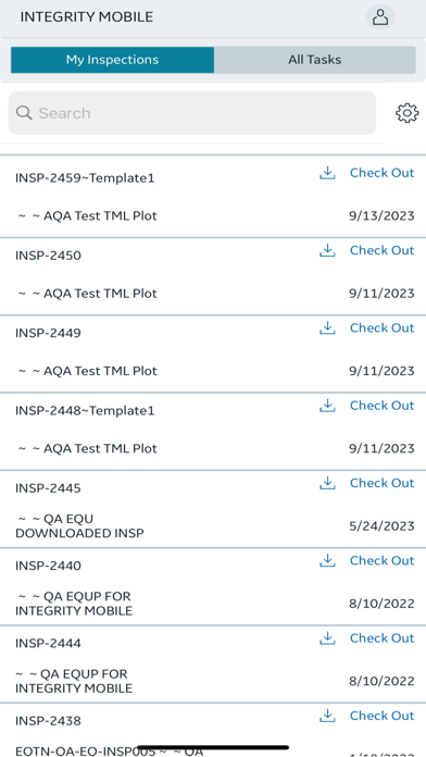 GE Integrity Mobile Screenshot