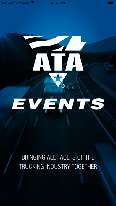 ATA Meetings & Events Screenshot