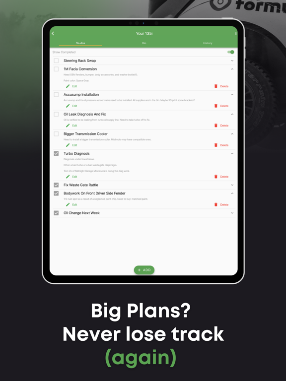 Papertrail Auto iPad screenshot 5 - Productivity app