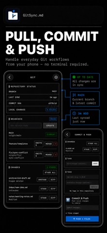 GitSync.md iPhone screenshot
