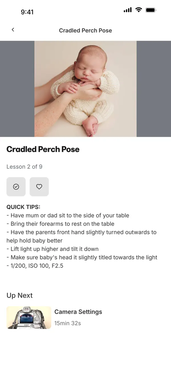 Screenshot #1 pour Newborn Photographers Academy