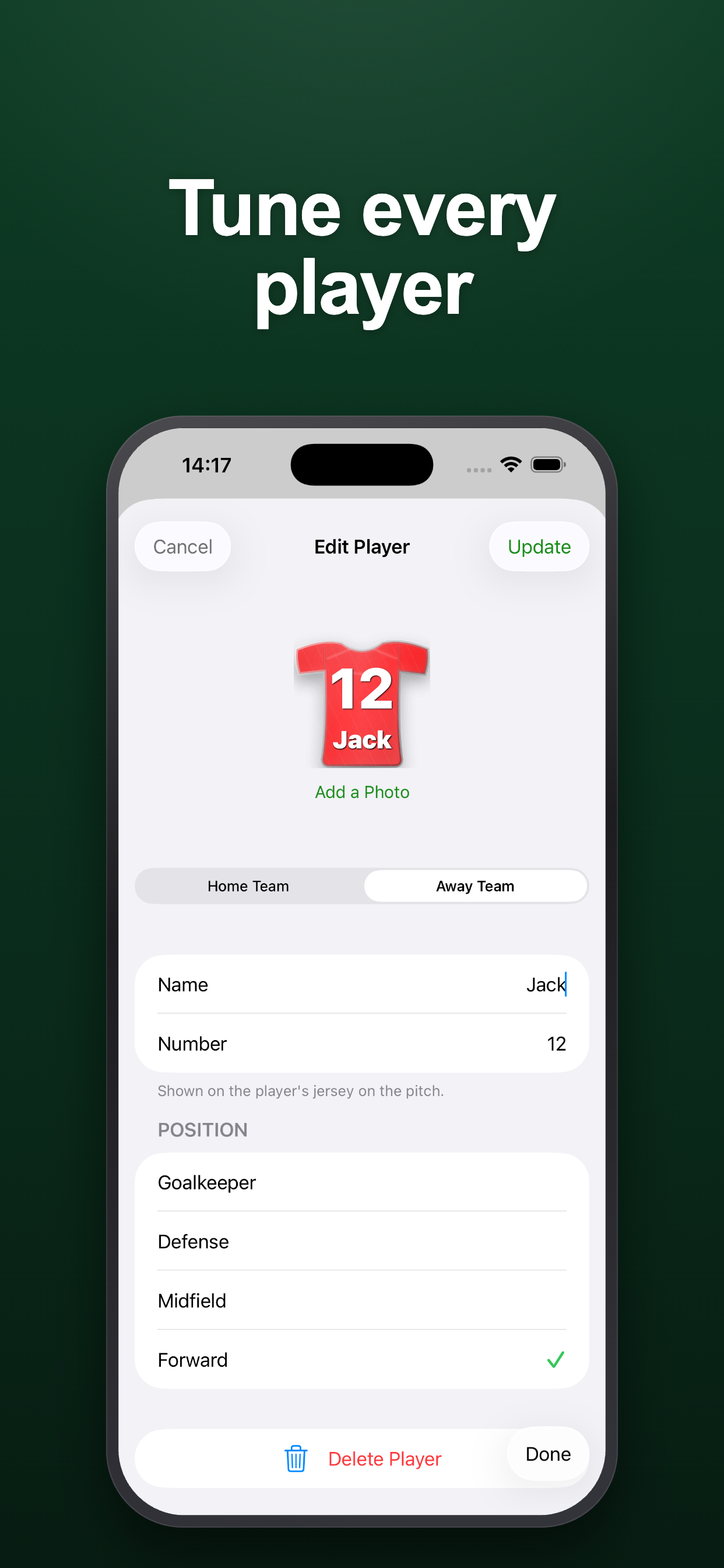 Lineup & Field - TacticMaster screenshot 6