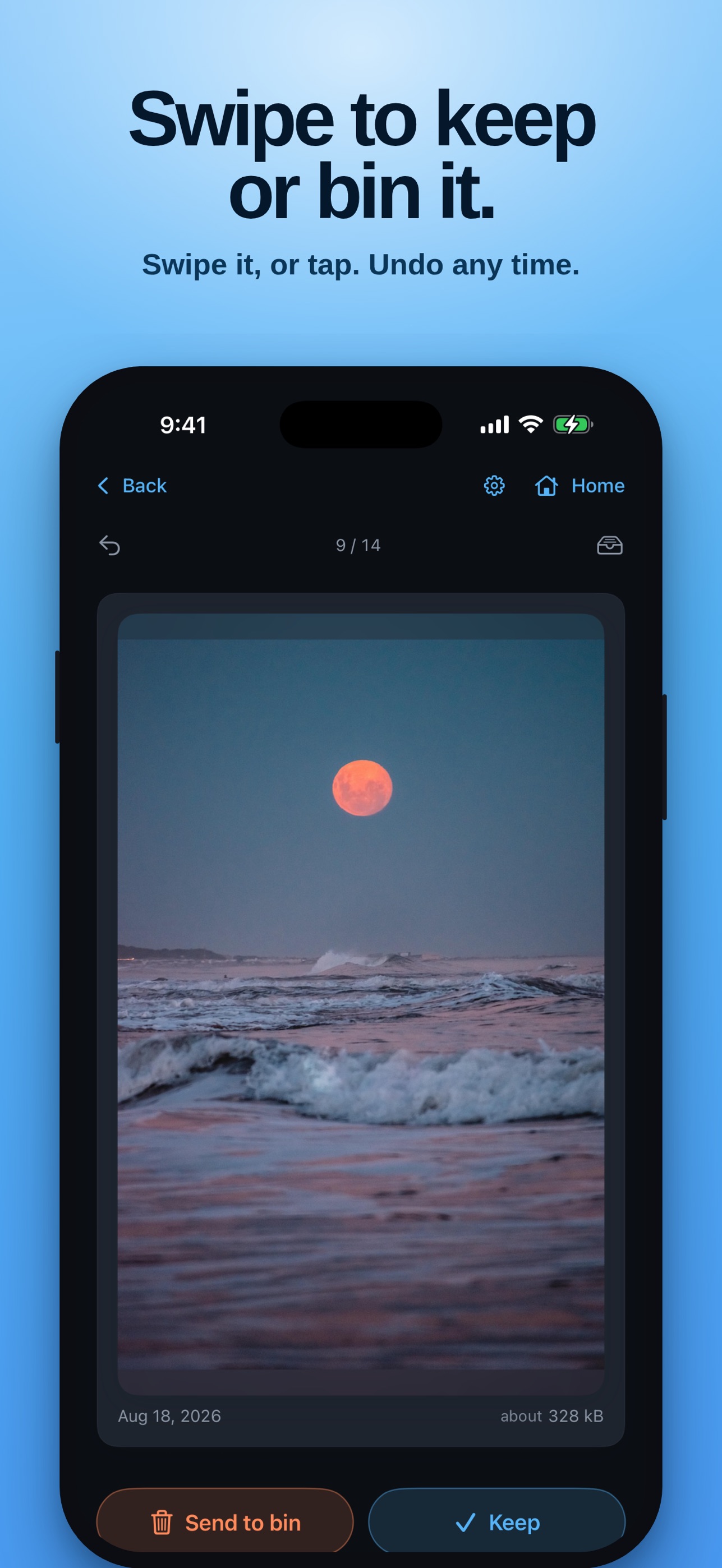 Screenshot 1 of CleanSwipe: Clean Up Storage
