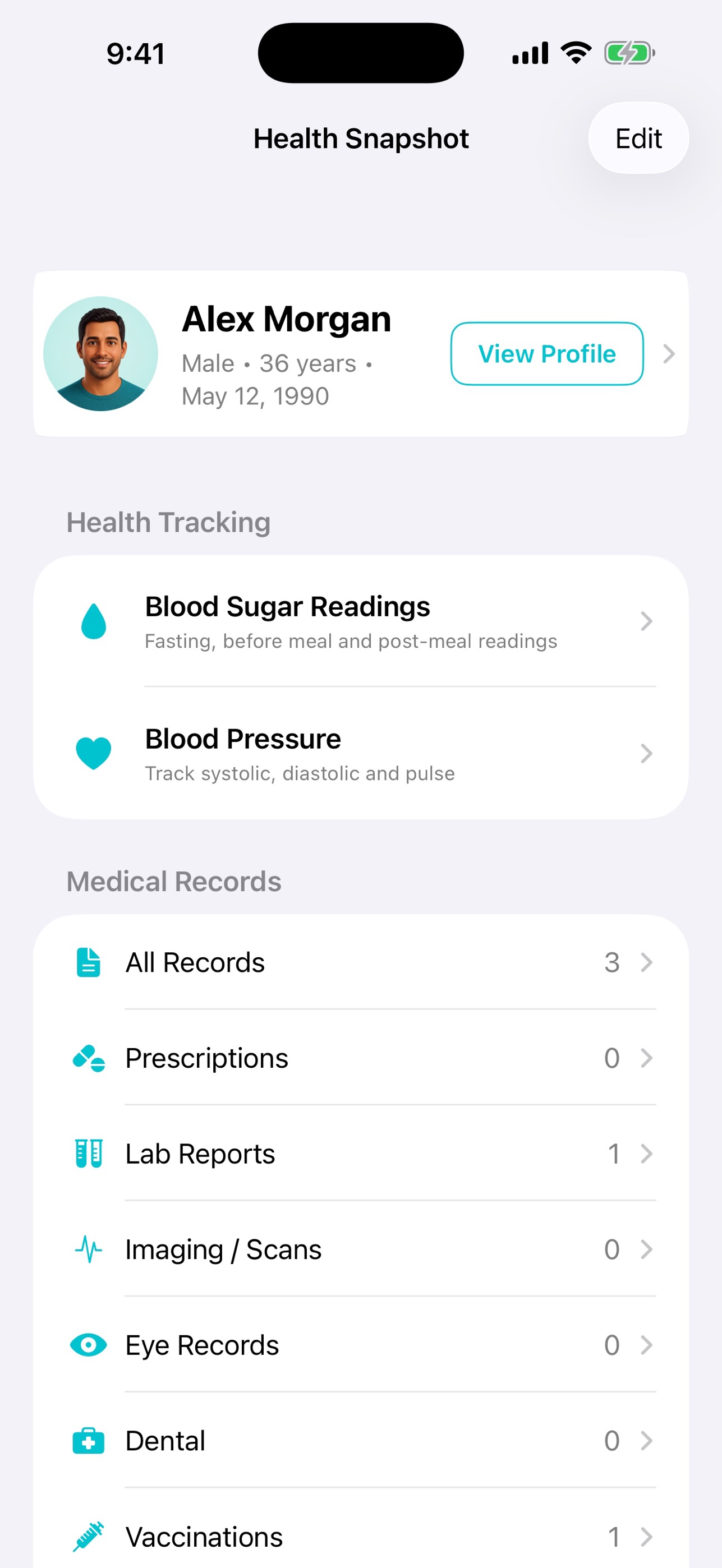 Screenshot 2 of My Health Repo