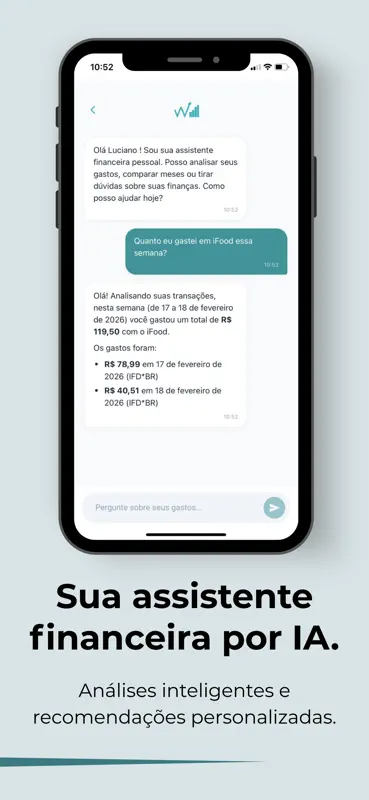 Wealthy | Finanças com IA screenshot 3 of 8