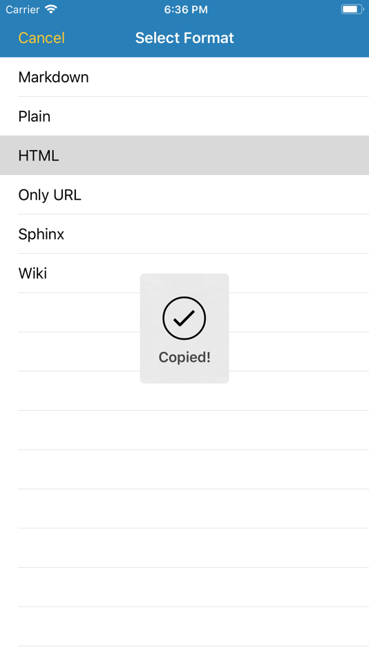 #4. Copy as Link (iOS) 由: SATOSHI SAKAO
