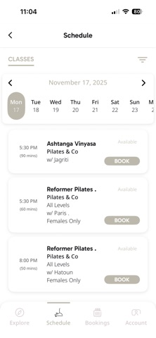 Pilates & Co screenshot
