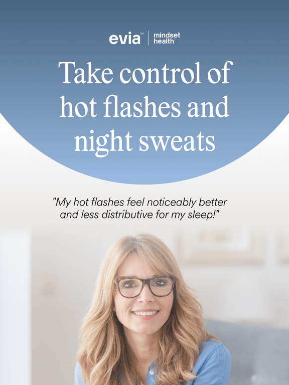 Evia: Hot Flashes & Menopause iPad screenshot 8 - Medical app