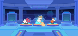 Dinosaur Rocket Games for kids iPhone screenshot