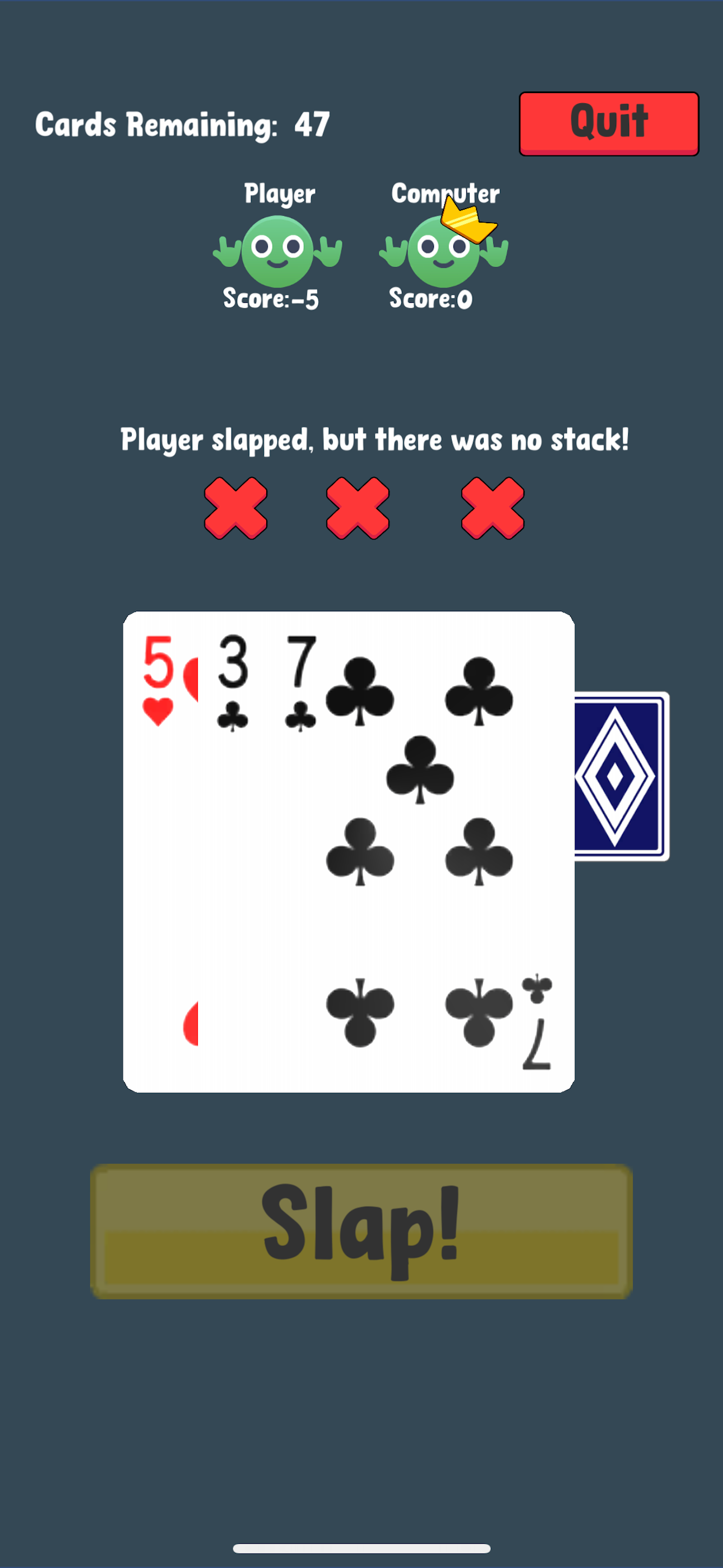 Slap Card Game