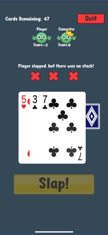 Slap Card Game screenshot