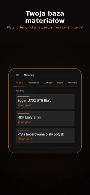 Kalkulator Stolarski screenshot 1