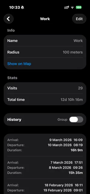 AutoLog GPS screenshot 3