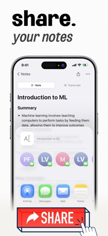 Auranotes - AI Lecture Notes screenshot