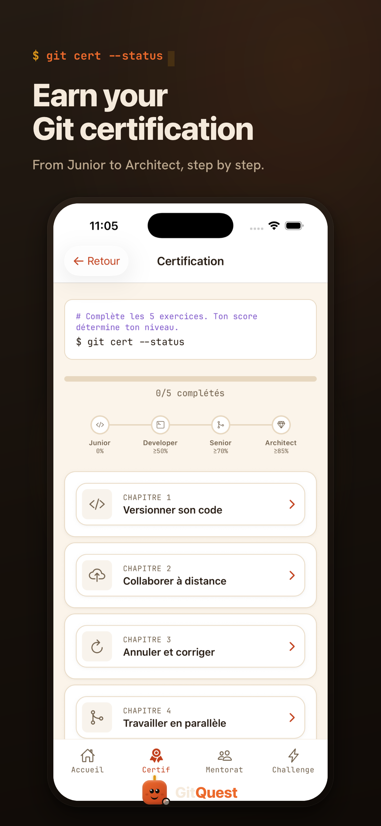 GitQuest: Learn Git & GitHub