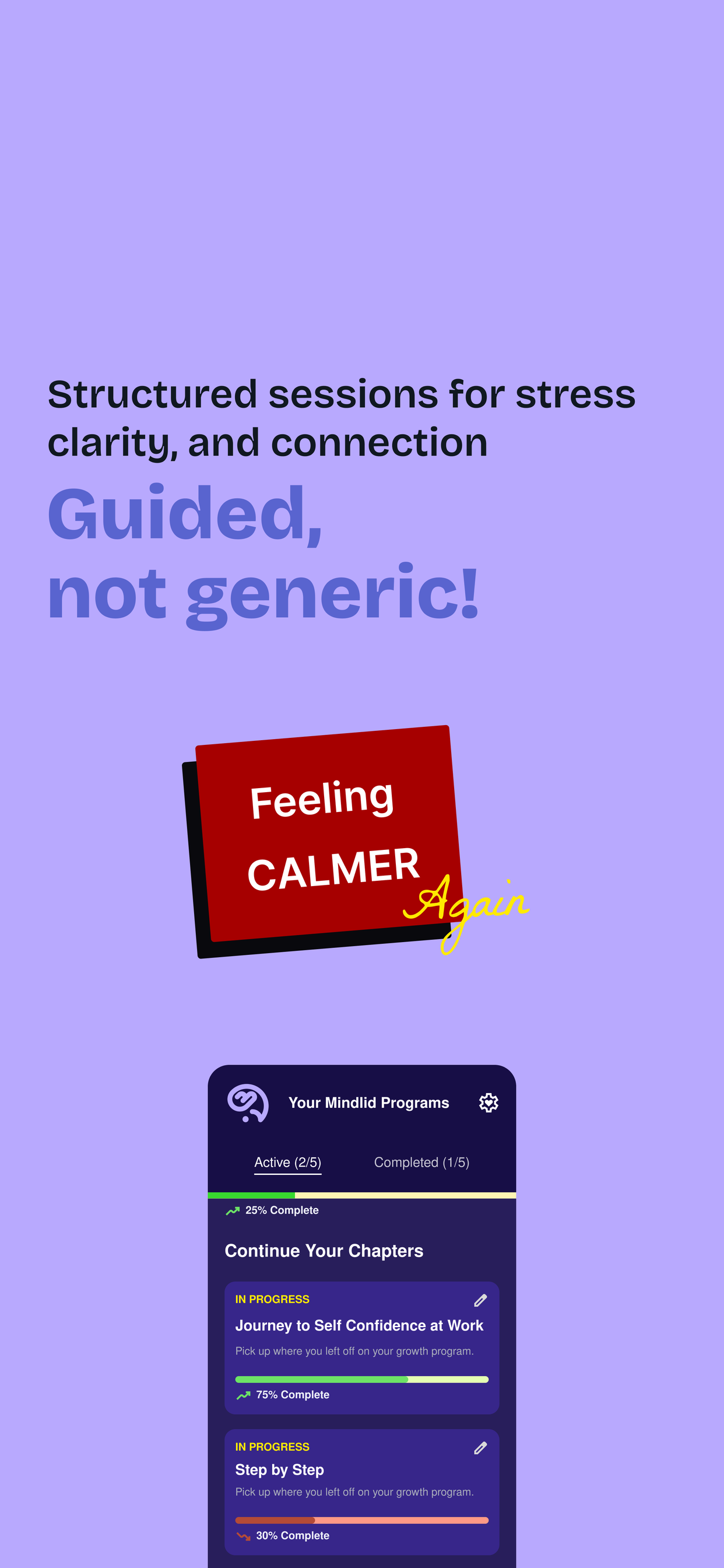 Mindlid - Emotional Wellness screenshot 3